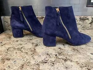 Stivaletto Cole Haan donna Saylor Grand II blu marino (taglia 7,5) M W08841 scamosciato - Foto 1 di 9