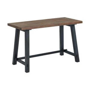 Alaterre Furniture Adam 48 Inch Wide Solid Wood Desk with Black Legs - Picture 1 of 8
