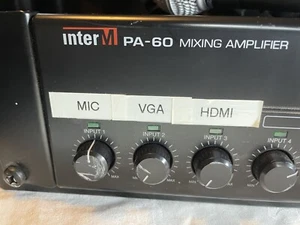 Inter M Pa-60 Mixing Amp - Picture 1 of 8