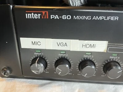 Inter M Pa-60 Mixing Amp - Image 1 of 4