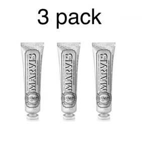 3x MARVIS Smokers Whitening Mint toothpaste 85ml / 4.5 oz - Picture 1 of 3