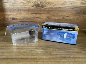 5 In 1 Aquarium Fish Breeder Box Small Fish Breeding Incubator Divider Isolation - Picture 1 of 9