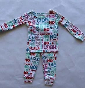 The Children’s Place Christmas Merry & Bright PJ’s. Boy Girl Unisex 6-9 Mo. NWT - Picture 1 of 2