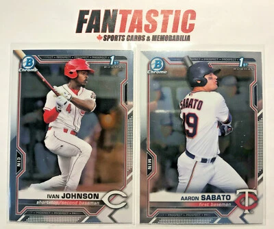 2021 Bowman Chrome Base Card YOU PICK #BCP-01 to BCP-150 Finish Your Set! - Image 1 of 2