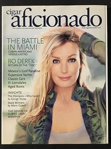 Cigar Aficionado Magazine August 2000 Bo Derek - Imagen 1 de 1