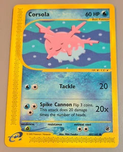 Corsola # 102/165 Common Expedition Base-Set 2002 EN Near Mint to Mint Vintage - Bild 1 von 3