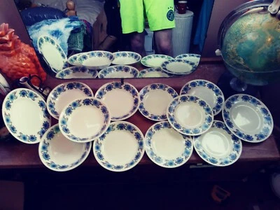 Vintage Ridgeway Ironside Tahiti Floral Summer Bowls Plates Side Plates Set - Image 1 of 4