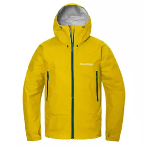 Montbell Storm Cruiser Jacket Hoodie Men's Waterproof Climbing 1128733 Yellow XS - Picture 1 of 8