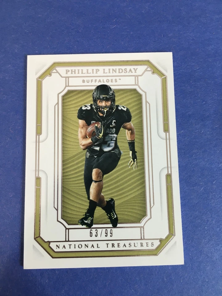 F165,649  2019 Panini National Treasures Collegiate #25 Phillip Lindsay/99 - Image 1 of 1