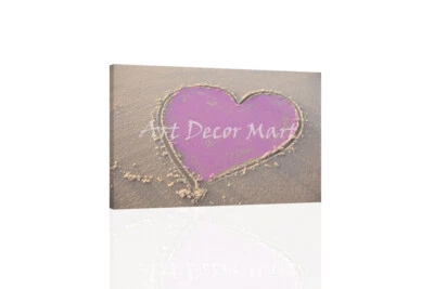 Love In THe Sand - CANVAS OR PRINT WALL ART - Image 1 of 2