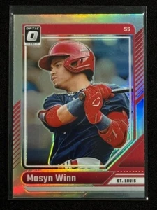 Panini Donruss 2024 - Holograma de plata óptica #93 Masyn Winn (RC) ST. LOUIS - Imagen 1 de 4