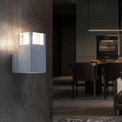 Luce Lampada da Parete Alluminio Argento Camera Letto 10x5x7, 5cm Faretto - Immagine 1 di 4