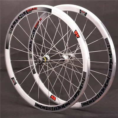 700C Fixed Gear/Racing Road Bike Wheelset 40MM Height Aluminum Alloy Wheels  - Image 1 of 4