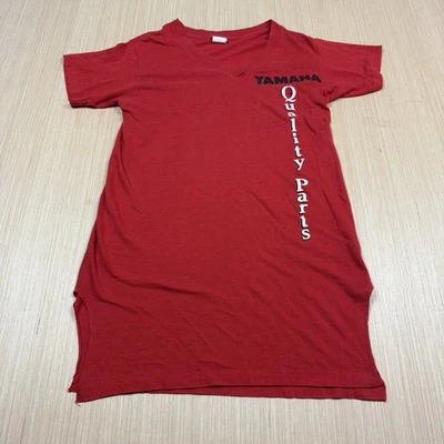 Camiseta de moto Yamaha vintage años 70 80 larga grande camisón para dormir para mujer” Foto 1 de 4