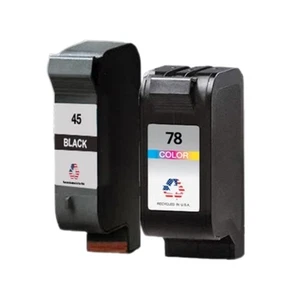 Compatible Ink Cartridges for HP 45 Black 78/23 Color Variation-USA - Picture 1 of 9