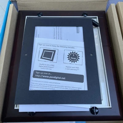 NEW Pandigital 8” LCD Photo Frame PAN8051 - 6400 Images 1GB Internal Memory - Image 1 of 4