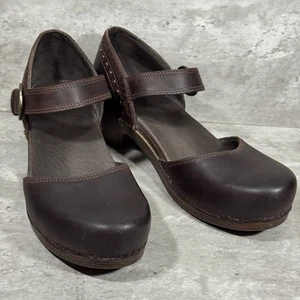 Dansko Makenna Mary Jane Schuhe Leder mit Absatz Schnalle Damen EU 42 US 11,5 - 12 - Bild 1 von 15