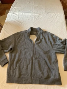 LL Bean graue Jacke Sweatshirt ~ Herren XL ~ durchgehender Reißverschluss ~ traditionelle Passform ~ gebraucht, in einwandfreiem Zustand - Bild 1 von 10