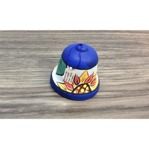 Playa Del Carmen Souvenir 2005 Pottery Bell Hand Painted 2.5" - Picture 1 of 7