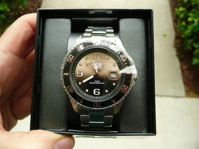 Ice Watch Quartz Brown Dial Stainless Steel Unisex Watch 016768 40 mm NEW - Image 1 of 4