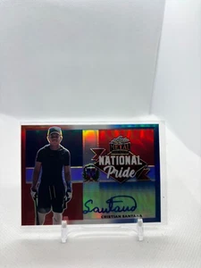 2021 Leaf Metal Cristian Santana Auto /10 National Pride #NP-CS1 - Picture 1 of 2