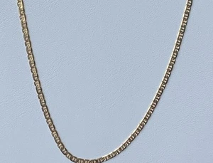 Nuevo Collar Cadena Mariner Ancla 2 mm Lleno Oro 18k 18 Pulgadas-Unisex - Imagen 1 de 4