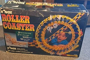Vintage K'NEX Roller Coaster Building Set (Model #63030) 1995 100% complete - Picture 1 of 6