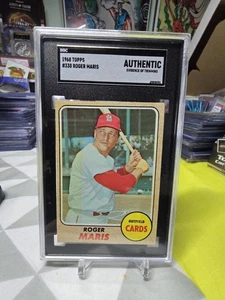 1968 Topps Roger Maris #330 St. Louis Cardinals SGC Authentic - Picture 1 of 2