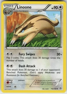 Linoone 112/160 Uncommon  XY - Primal Clash - Picture 1 of 1
