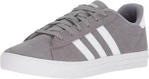 adidas Kids Daily 2.0 Sneaker - Grey/White/White - Size 6 - Picture 1 of 3