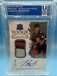2023-24 The Cup #108 Nikita Nesterenko RPA Rookie PATCH AUTO RC /249 DUCKS - Picture 1 of 2