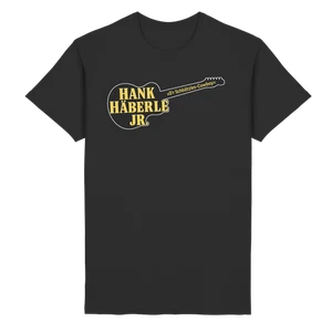 Hank Häberle Jr. Guitar Logo T-Shirt | Swabian Swabian Rock - Picture 1 of 2