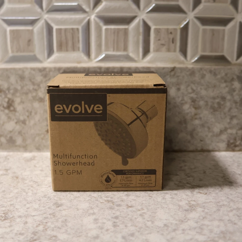 Evolve Multi Function Shower Head 1.5 GPM Chrome