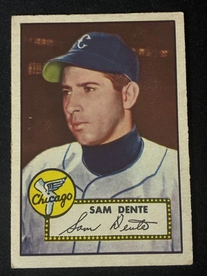 1952 Topps #304 Sam Dente Red Back - Image 1 of 2