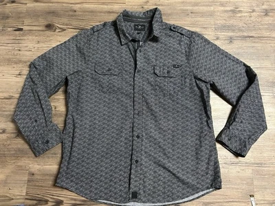 Marc Ecko Cut & Sew Men's Long Sleeve casual Button Down Shirt 2XL, Cotton Blend - Image 1 of 4