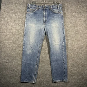Vintage 70er 80er Levi's 505 Jeans 36x29 Actual USA Distressed Orange Tab Schnurrhaare - Bild 1 von 14