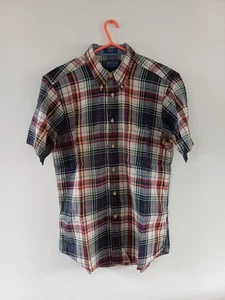 Pendleton Seaside vintage short sleeve shirt, Madras check, size L, fits M - Picture 1 of 5