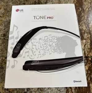 LG HBS-770 V2 Tone Pro Wireless Headphones Neckban Bluetooth (BLACK)NEW - Zdjęcie 1 z 5