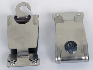 Set of 2 Weighted STAINLESS Film Straight Drying Clamps - Picture 1 of 1
