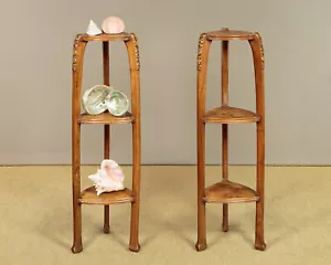 Antica coppia di supporti Art Nouveau c.1920 - Foto 1 di 8