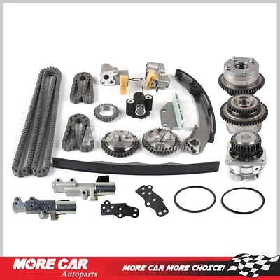 Kit de cadena de distribución solenoide de piñón VVTi para 05-19 Nissan Frontier NV3500 Xterra Foto 1 de 4