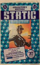 (1993) MILESTONE STATIC #1 SEALED POLYBAGGED COLLECTORS EDITION! MOVIE?
