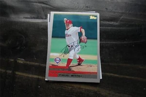 PAUL BYRD PHILADEPHIA PHILLIES AUTOGRAPHED CARD - Picture 1 of 1