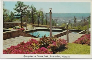 Frühling im Vulcan Park, Birmingham, Alabama, 1956 -- Postkarte - Bild 1 von 2