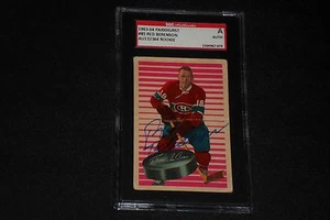 RED BERENSON 1963-1964 PARKHURST ROOKIE SIGNED AUTOGRAPHED CARD #85 SGC SLABBED - Picture 1 of 2