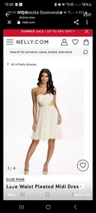 New Elise Ryan White /creamy Dress size 6uk small 8uk  - Picture 1 of 6