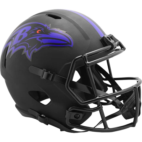 Baltimore Ravens Full Size Eclipse Speed Replica Helmet New In Box 26133 Cover