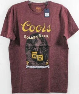 Lucky Brand Coors Golden Beer T-Shirt Tee Choose Size Drinking Bar Pint - Picture 1 of 4