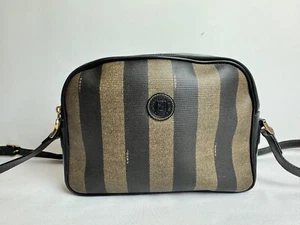 Vintage Fendi Peguin Crossbody Bag Canvas - Picture 1 of 15