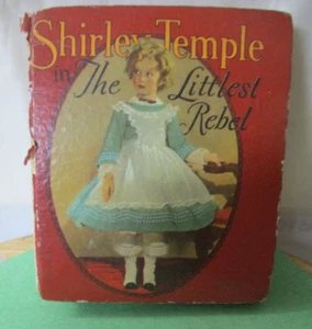 Shirley Temple in Der kleinste Rebell kleines großes Buch 5" Hardcover Saalfield - Bild 1 von 6
